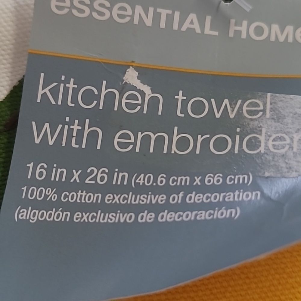 Lemon Print Kitchen Towels - Picture 4 of 7